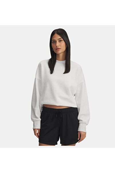 Under Armour Kadın UA Rival Fleece Oversized Bisiklet Yaka Sweatshirt 1386463...