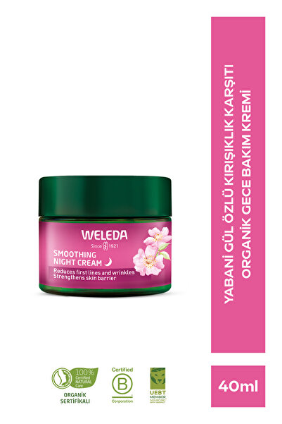 Weleda Yabani Gül Özlü Kırışıklık Karşıtı Pürüzsüzleştirici Organik Gece Bakı...