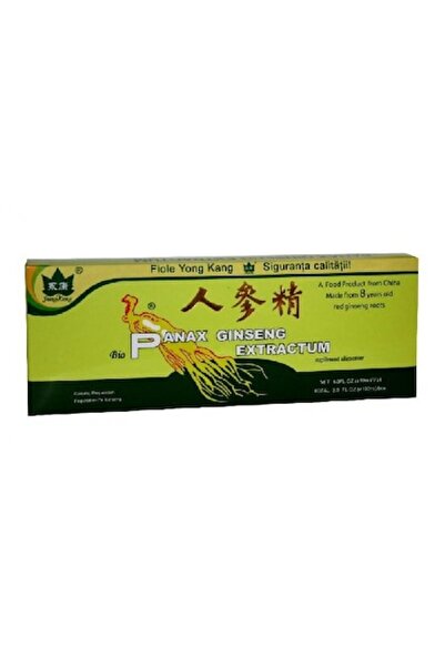 Yong Kang Panax Ginseng, 10 fiole de 10ml,