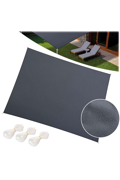 Other Velă de umbră dreptunghiulară 3x4m Plonos PL-885 gri