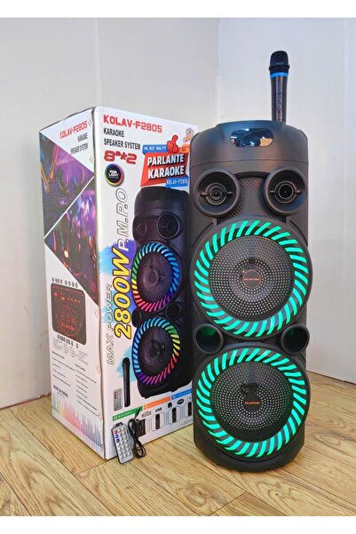 JNUOBI KOLAV F2805 BÜYÜK BOY HOPARLÖR SPEAKER SES BOMBASI 40W TAŞINABİLİR HOP...