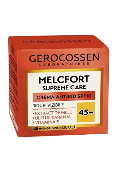 GEROCOSSEN Cremă antirid riduri vizibile 45+ SPF10 Melcfort Supreme Care 50 ml