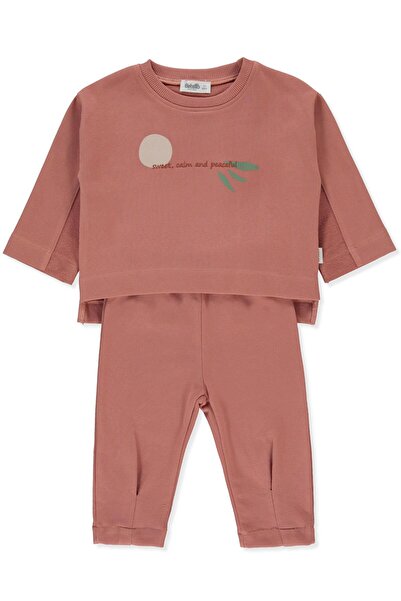 Bebetto طقم ثلاث قطع (فييل) بنقش زهرة الرمان