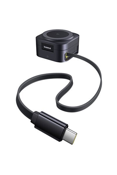 Baseus 2in1 Wireless Charging Station, Type-C, 67W - (P10276800123-00) - Cosmic Black