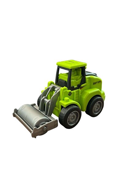 Genel Markalar Sürtmeli İş Makinesi 7756S-11-Yeşil Mini Silindir