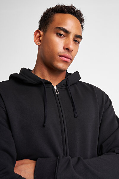 Lescon Erkek Fermuarlı Kapüşonlu Sweatshirt 25S-1263-25N