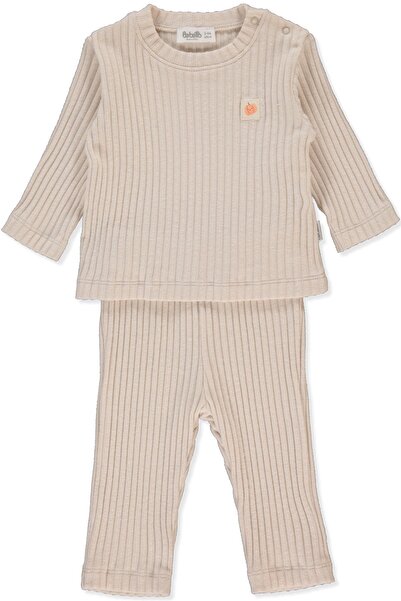 Bebetto طقم كاشكورس سويت من قطعتين (موسم اليقطين) بيج