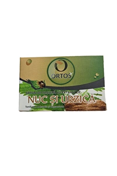 Ortos Sapun de toaleta cu extract de Nuc si Urzica, Ortos, 100g