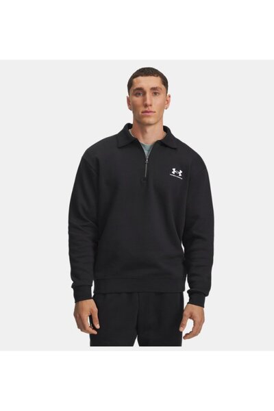Under Armour Erkek UA Icon Fleece Collar 1/4 Fermuarlı Sweatshirt 6004932-001