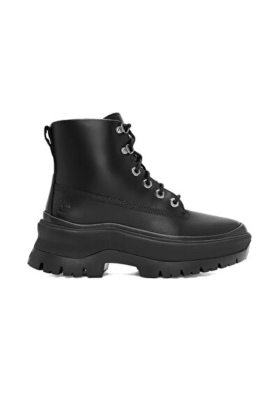 Timberland Roxie Lane Mid Lace Up Boot Kadın Günlük Bot TB0A295JW021 Siyah