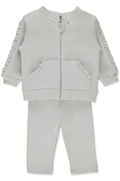 Bebetto Two Strand Cardigan 2-Piece Set (so Swet) Gray