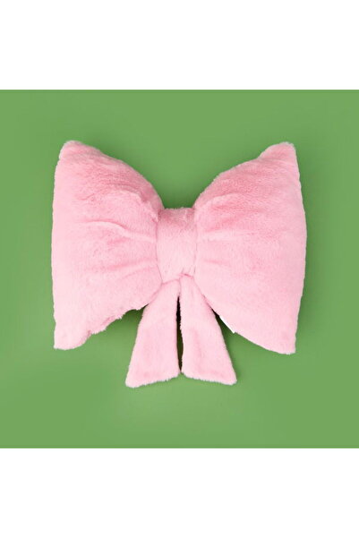 Evidea Soft Kurdele Figürlü Yastık - Pembe - 40x30 cm
