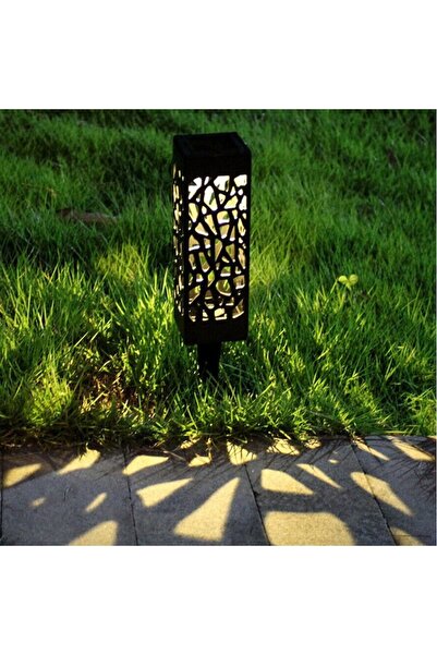 HOFF Hoff LED solar lamp, warm white, H 28 cm, black, outdoor