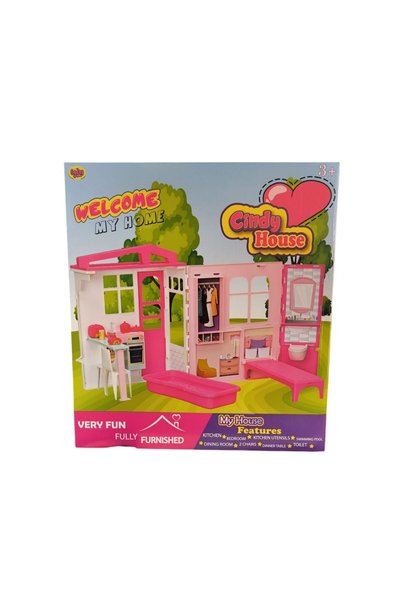 oydaş oyuncak Kutuda Cindynin Evi Oyuncak Bebek Evi 02618