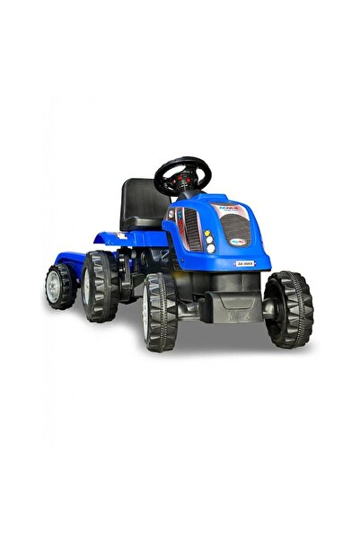 Micromax Electric tractor with trailer MMX Blue