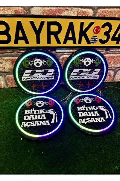 TREND DB Apocalpse 20Cm Midrange Uyumlu 4LÜ Pixel Kayar Ledli Kapak 358 Modlu Kumandalı Özel Üretim