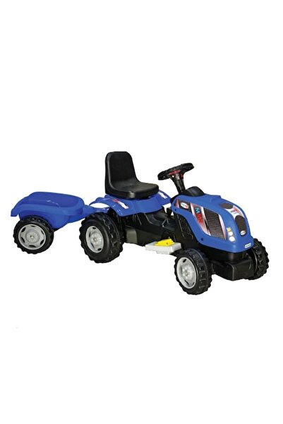 Micromax Electric tractor with trailer MMX Blue