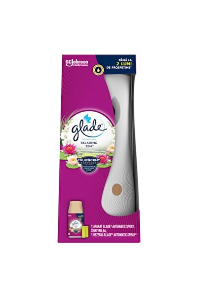 OEM Glade automatic spray room air freshener, device + batteries + refill, relaxing zen, 269 ml