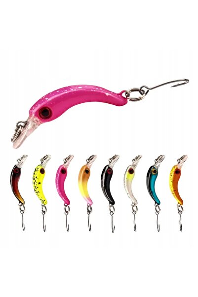 Other SET 8x Momeli Wobbler PENTRU PESCUIT MINNOW ȘTIUCA ȘALAU Biban 1.5g 4cm