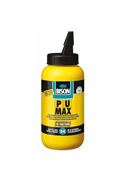 Bison Polyurethane wood glue PU Max, 750 g, Transparent/White