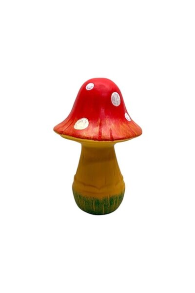 OEM Mushroom statuette 2, garden decoration, ceramic, H 28 cm