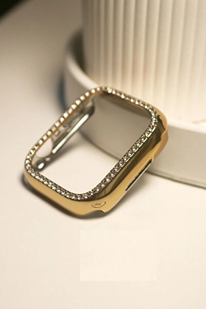 PSGT Apple Watch 3 4 5 6 7 8 9 Se Nike Uyumlu 40mm Kasa Koruyucu Işıltılı Par...