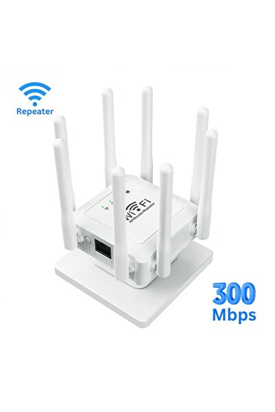 Taggo Extender WiFi Pro Max, 1200 Mbps, 8 antene, soluție de conectivitate pentru acasă și birou