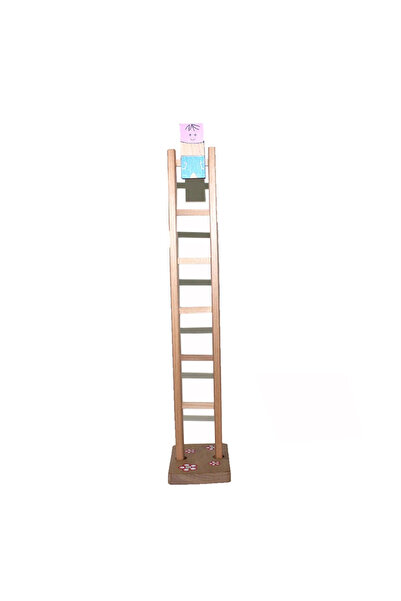 HarmonyAura Wooden Cat Ladder Toy