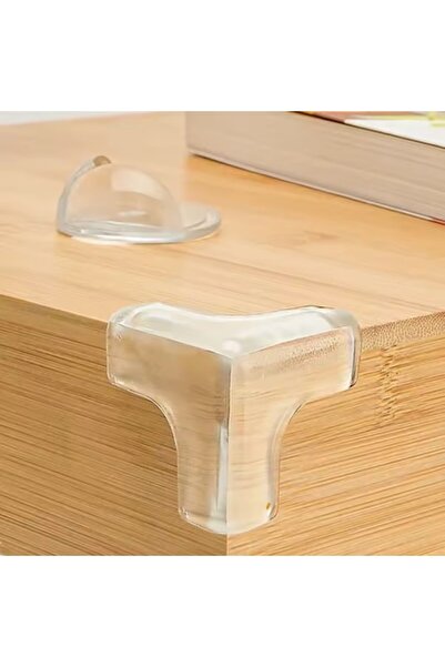 OEM Set of 16 silicone corners for child protection, baby proofing, transparent