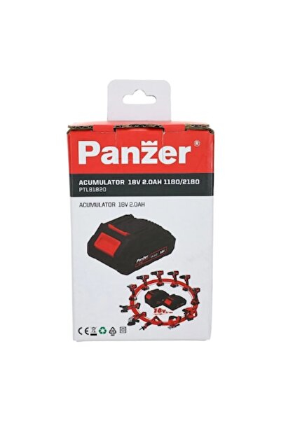 Panzer Acumulator PTLB1820, Li-Ion, 18 V, 2 Ah