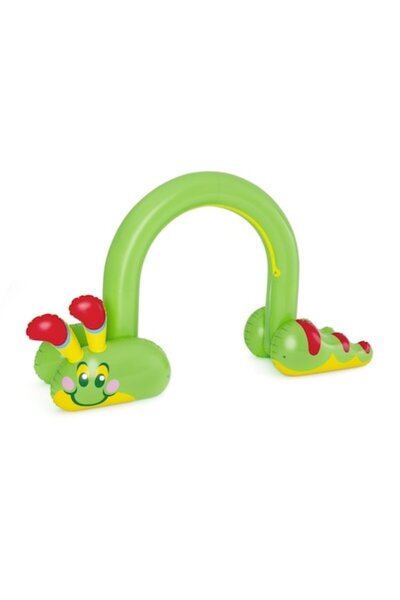 BESTWAY Children's play center, 52398, inflatable, vinyl, green, 338 x 110 x 188 cm
