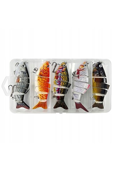 Other Momeală Wobbler pentru pescuit la știucă, șalău, somn, cu articulații, ...