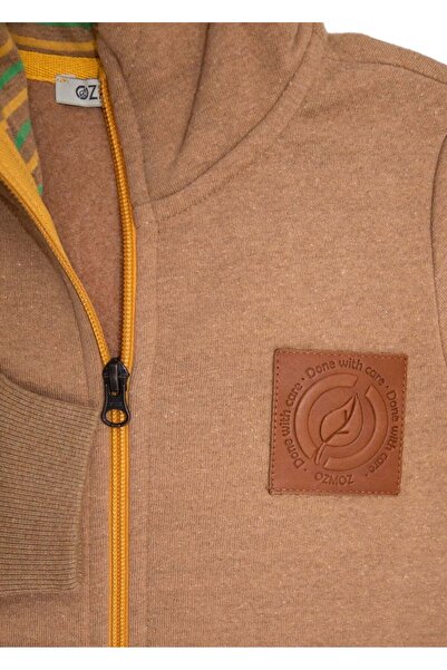 Ozmoz By Mukadder Özden Reborn Boys' Hooded Hoodie Jacket Terosso (Dark Cream)