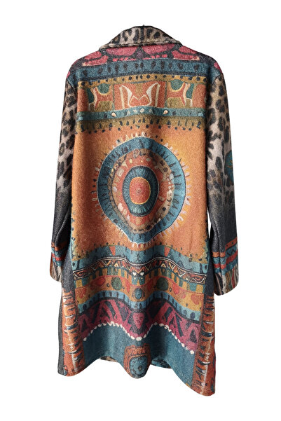 OEM Frida multicolored women's casual coat, M/L