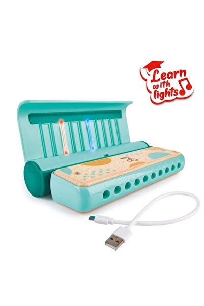Hape Jucărie din lemn - Instrument electric de armonică (orgă cu gură)