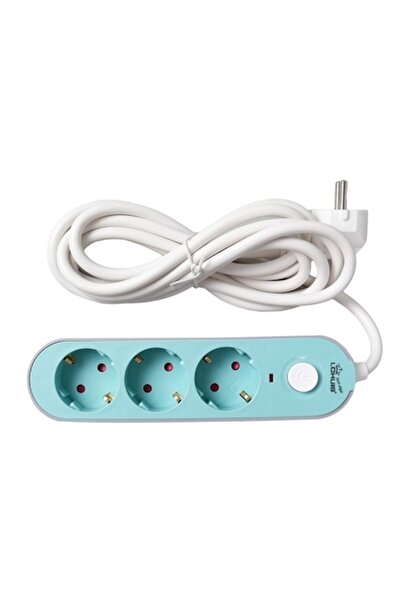 OEM Lohuis extension cord, 3 sockets, 3 m, 3500W, 3 x 1.5 mmp, safety contact, child protection
