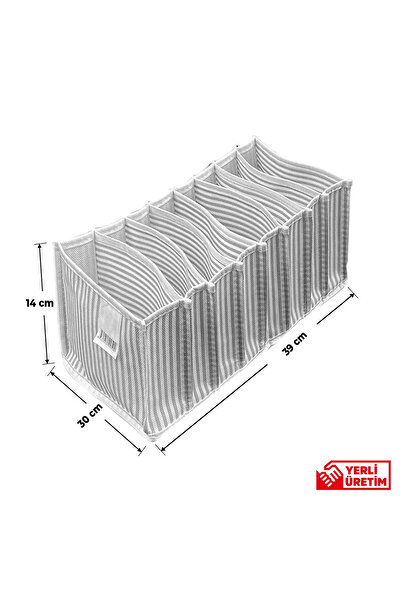 Magic Lady 8-Compartment Drawer and Cabinet Accordion Organizer Organizer Size L