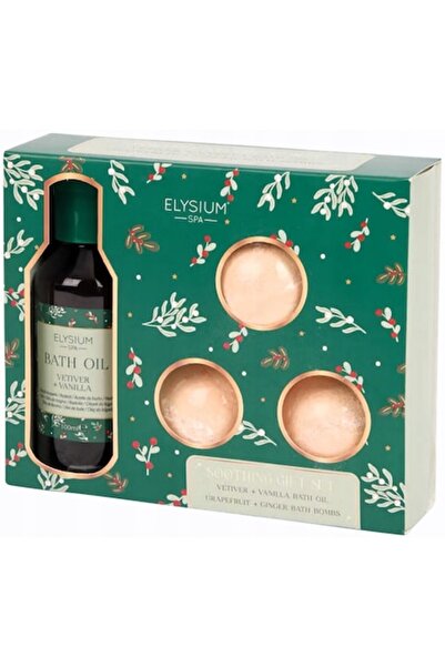 Elysium Set of balls + bath oil, relaxation, floral aromas 100 ml