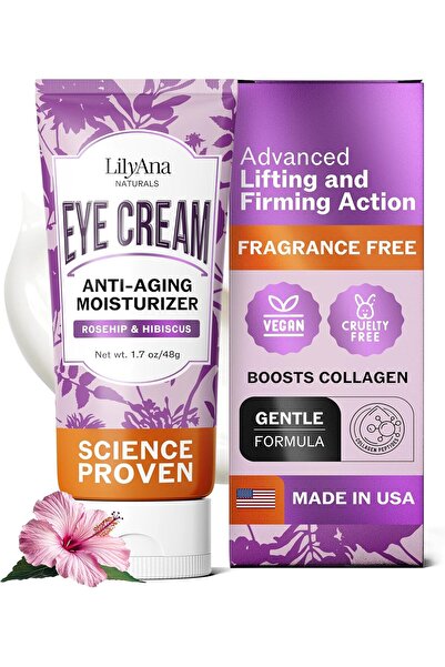 LilyAna Naturals كريم ليليانا ناتشورالز للعينين لعلاج الهالات السوداء والانتفاخات