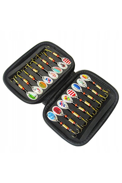 Other Set de 16 bucăți LINGURĂ ȘTIUCĂ ȘALAU BIBAN 6cm 3g + ORGANIZATOR