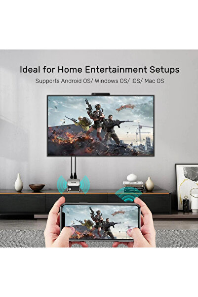 Unitek جهاز إرسال الصور اللاسلكي بدقة 4K و60 هرتز (V1162B01)