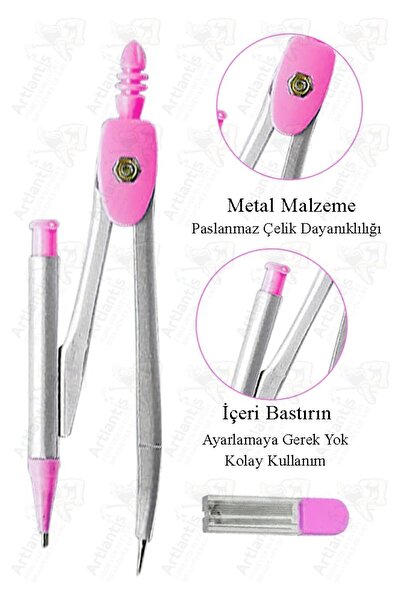 Artlantis 0.7 Tip Metal Mechanical Pencil 1 Piece Fixpoint Boxed Metal Mechan...