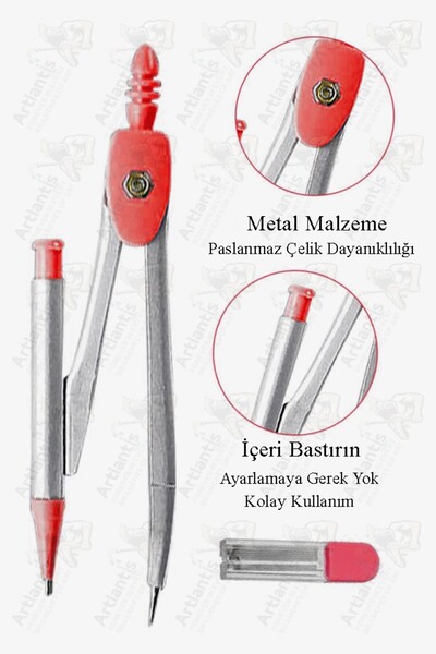 Artlantis 0.7 Tip Metal Mechanical Pencil 1 Piece Fixpoint Boxed Metal Mechan...