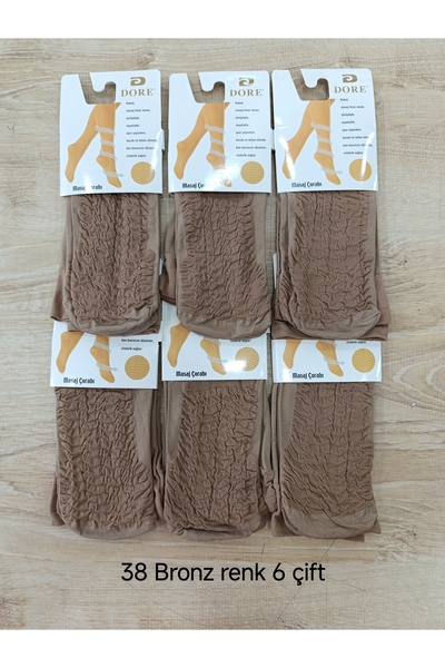 Dore Çorap ΚΑΛΤΣΕΣ ΜΑΣΑΖ BRON38 ΧΡΩΜΑ 6 ΖΕΥΓΑ