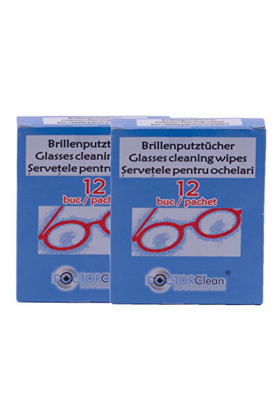 Doctor Clean eyeglass wipes, 30 pieces