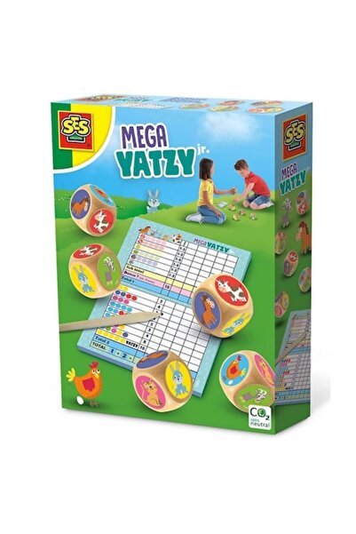 SES Creative Family Board Game, SES Creative, Mega Yatzy Junior, Wood, Multic...