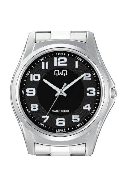 Q&Q Ceas barbati, Q&Q, C41A-007Y, Argintiu