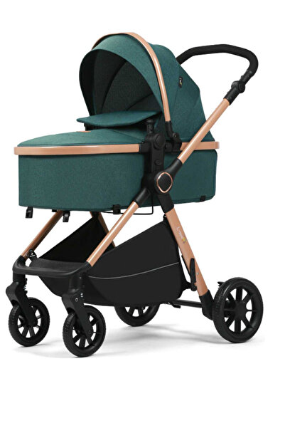 L-Sun Carucior 2 in 1, Suspensie dubla pe roata, Geanta inclusa, strangere co...