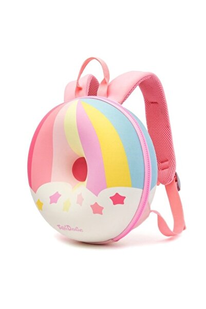 SIPEDO Ghiozdan pentru copii, grădiniță și creșă, model 3D curcubeu, bretele ...