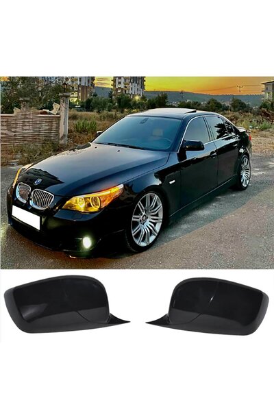 ROAL TUNİNG BMW 5 Serisi E60 (2003-2010) Uyumlu Batman Yarasa Ayna Kapağı - P...